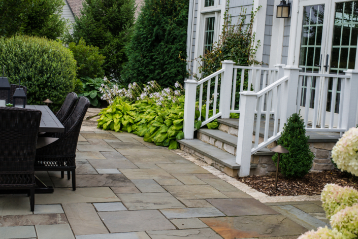 Pewaukee Nightscape Patio & Fireside Retreat - Before Hardscape Renovation