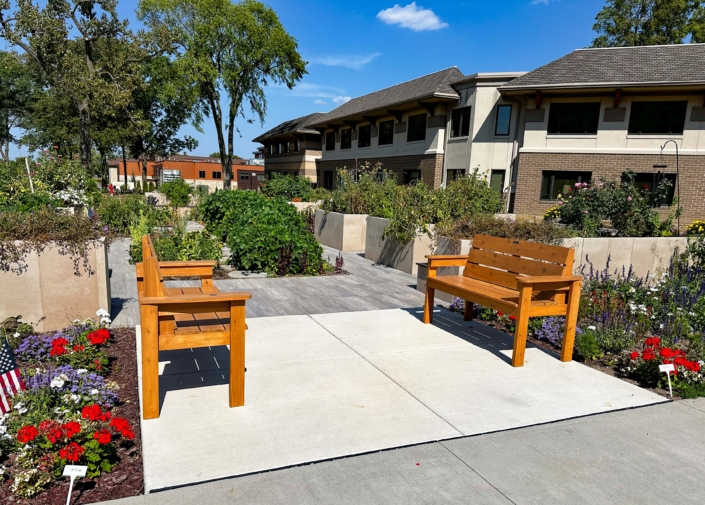 Spiritual Garden Sanctuary - Benches