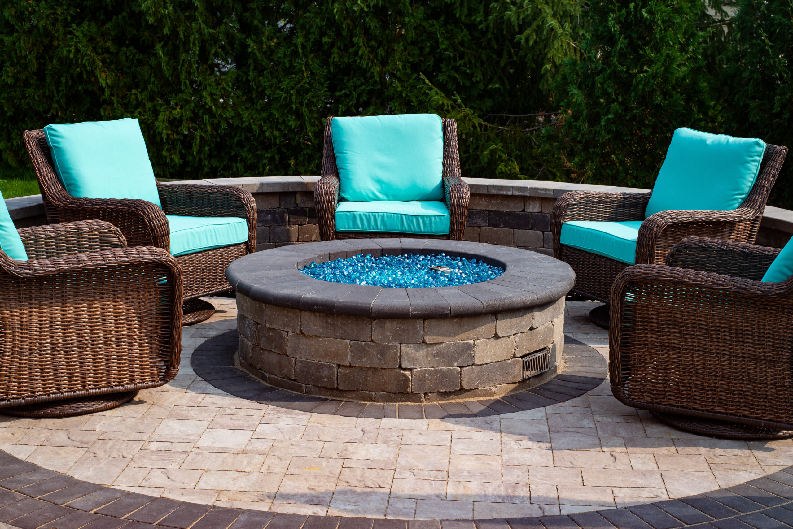 Pavers are perfect for fire pits