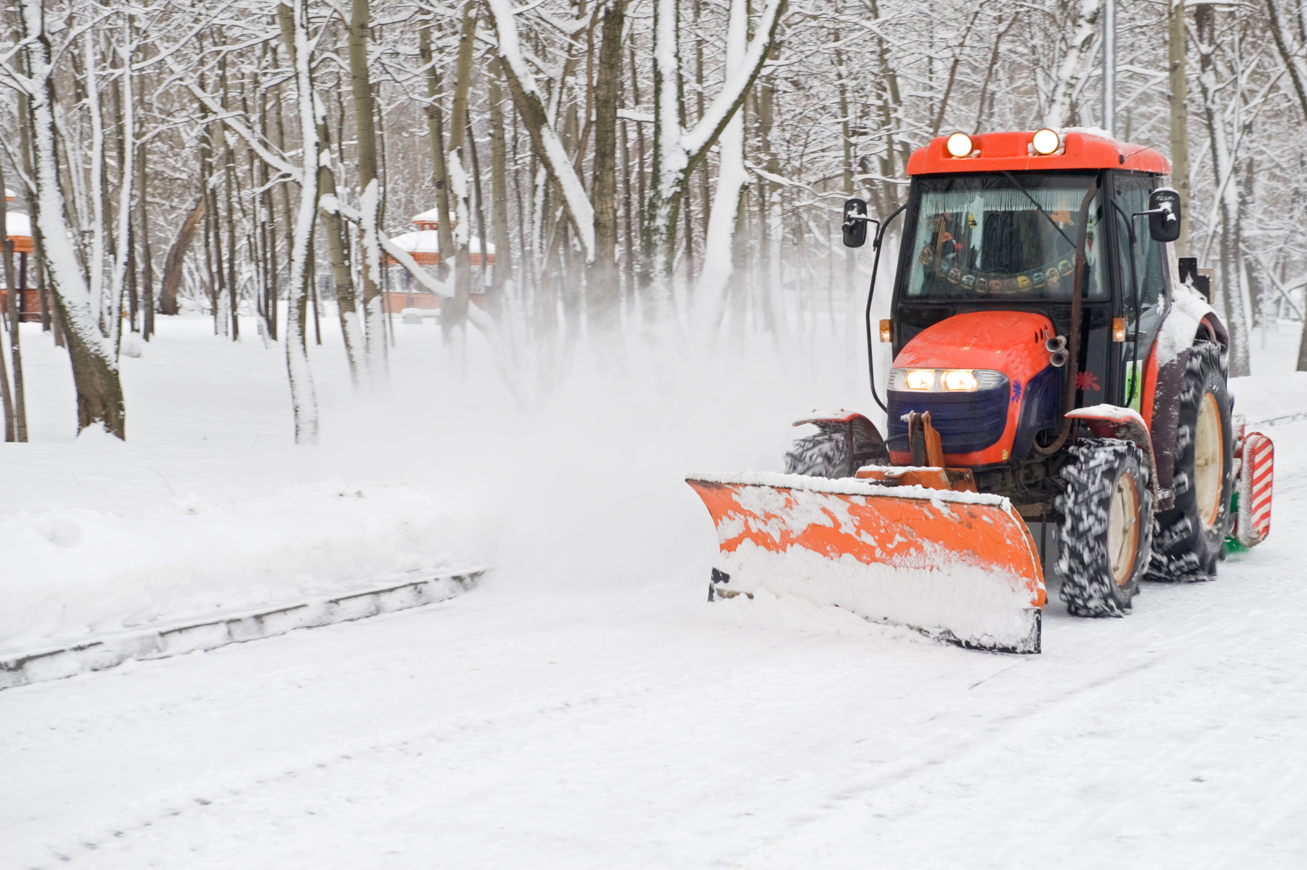 snow plowing contractor