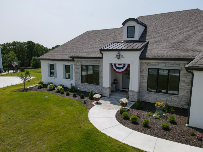 New construction landscaping