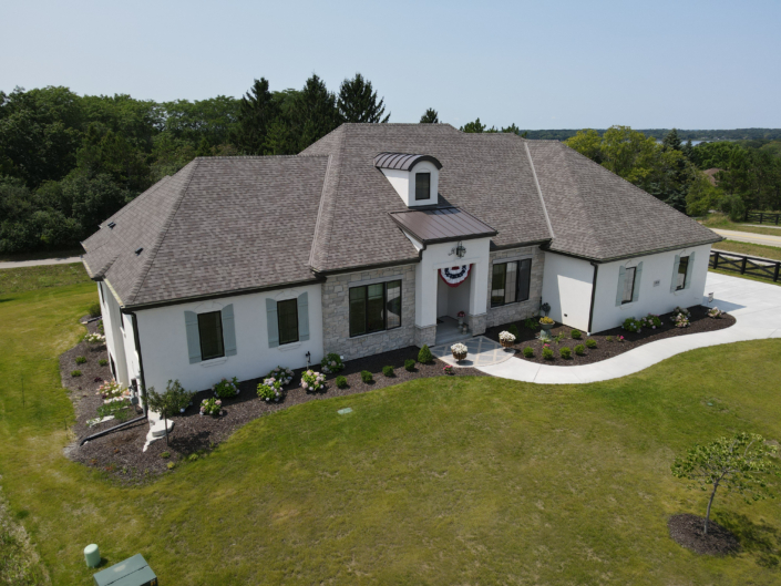 New construction landscaping