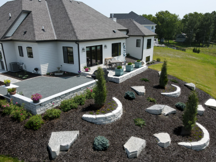 New construction landscaping
