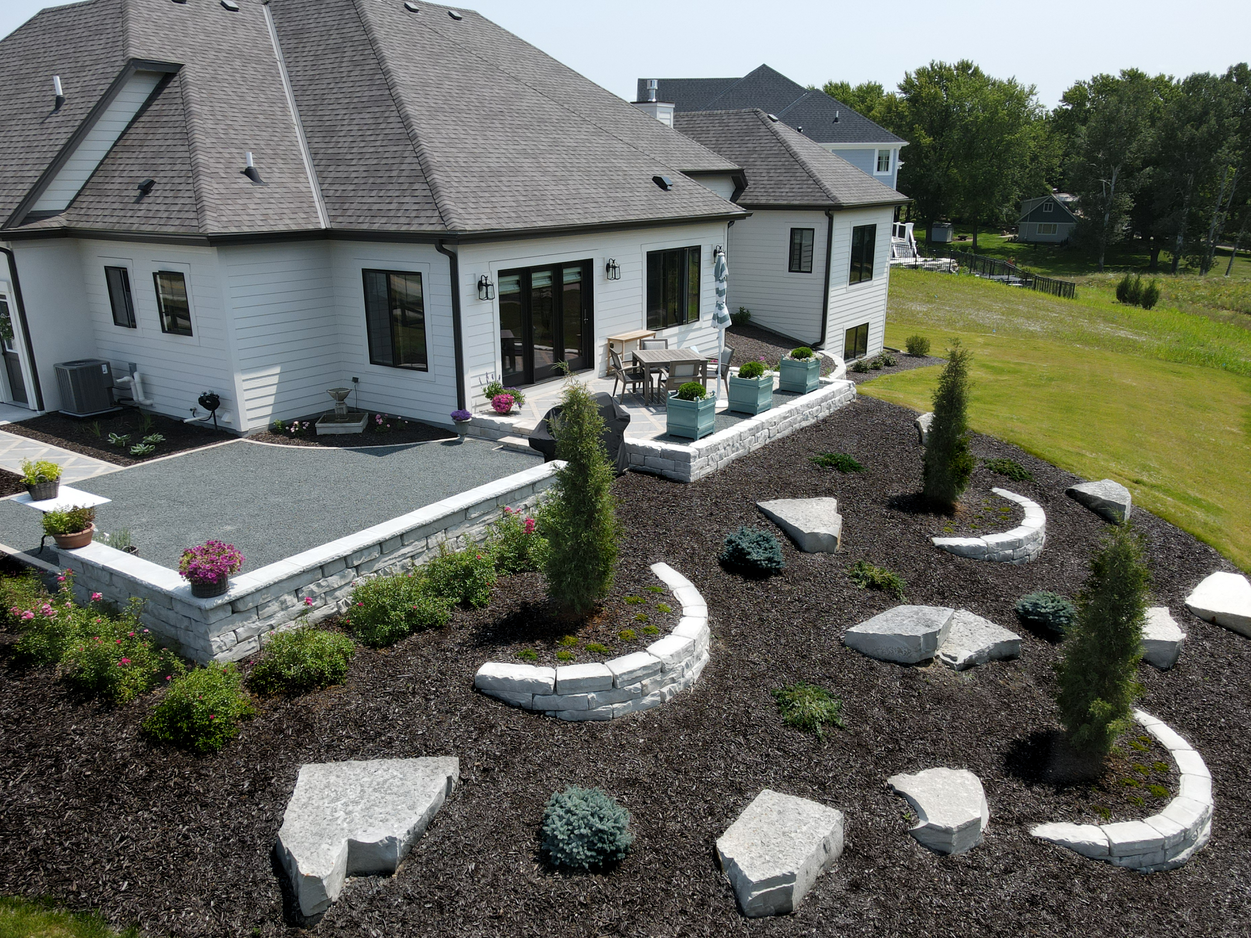 New construction landscaping