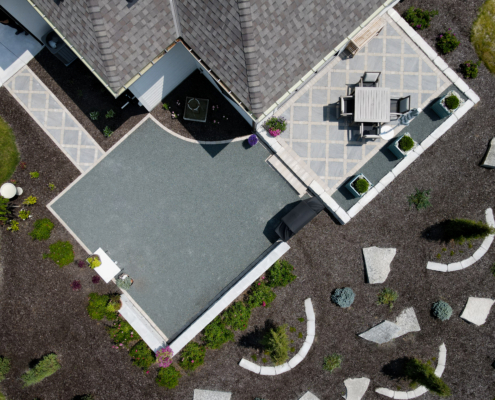 New construction landscaping